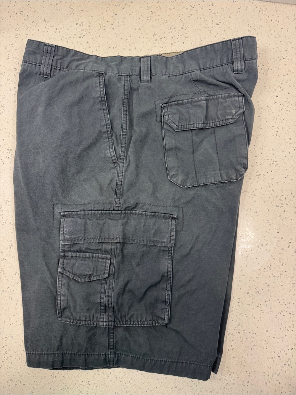 Men's Cargo Shorts — Charcoal Gray
